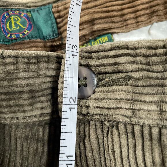 90’s Club Room Dark Olive Green Vintage Corduroy Pants - Picture 7 of 8